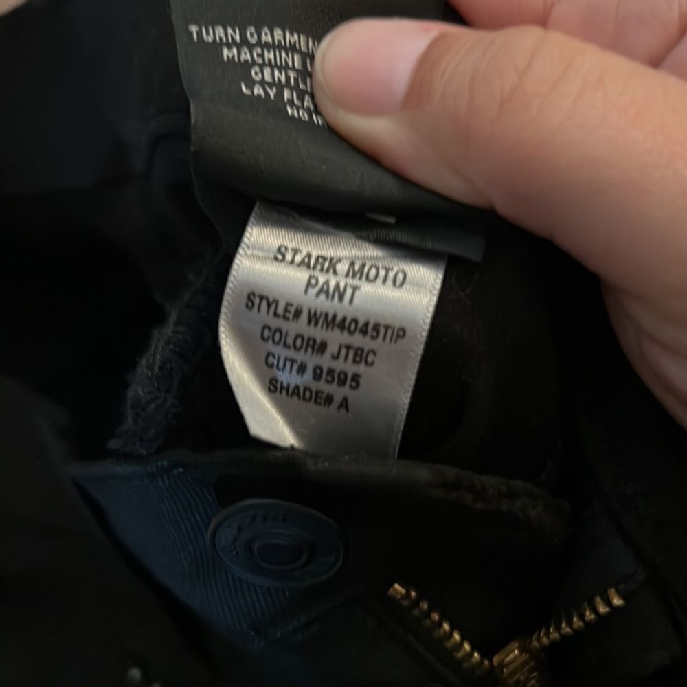 Hudson high rise moto pant coated 25 - Picture 7 of 8